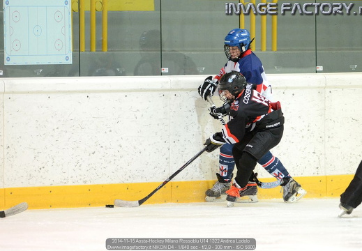2014-11-15 Aosta-Hockey Milano Rossoblu U14 (1-3)